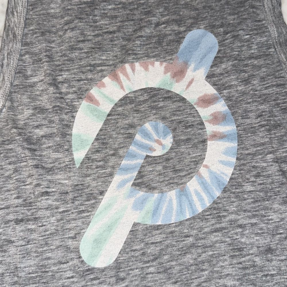 PELOTON GREY TIE DYE TANK TOP SMALL - Picture 3 of 5